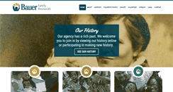 Desktop Screenshot of bauerfamilyresources.org